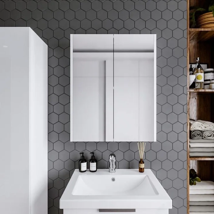 Зеркало-шкаф Бриклаер Хелена 60х75  4627125416439 - 0