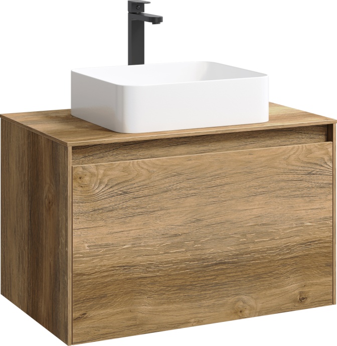 Сменный элемент Aqwella 5 stars Mobi 80 для тумбы, дуб балтийский MOB0708DB - 1