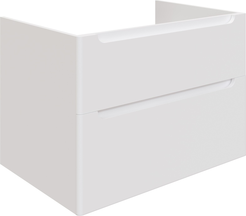 Тумба с раковиной STWORKI Берген 80 белая с темной столешницей, Moduo 50 Square 549471 - 8