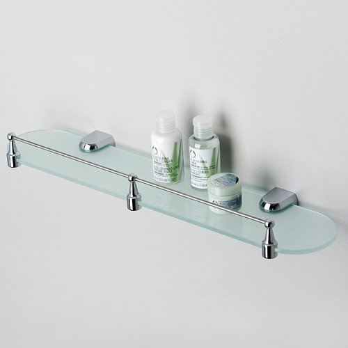 Полка стеклянная Wasserkraft Berkel 50 хром K-6844 - 1