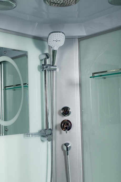 Душевая кабина Weltwasser WW500 Werra 1002 100х100 хром  10000003227 - 4