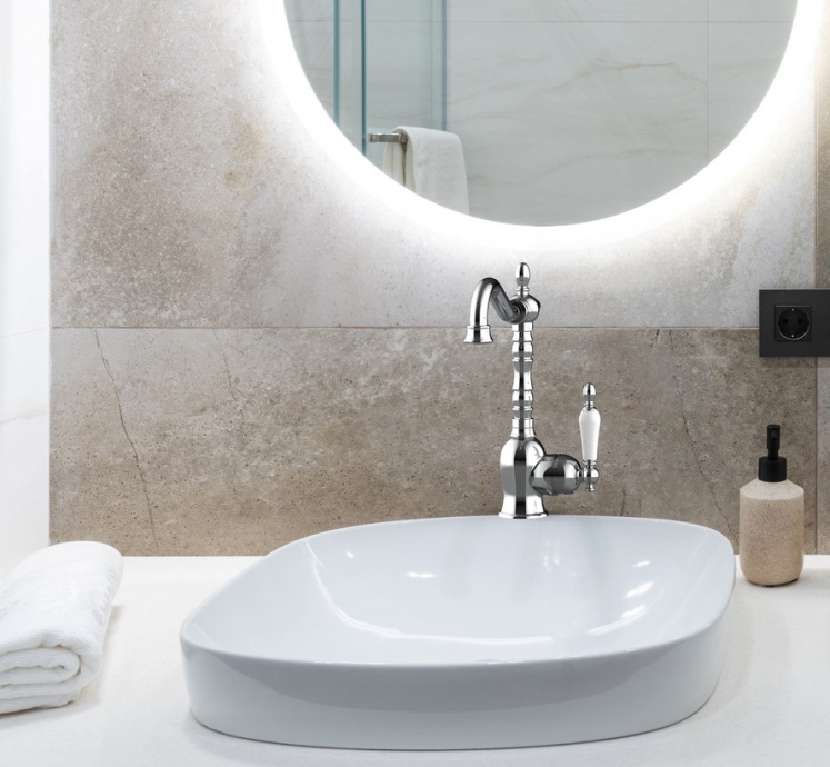 Смеситель для раковины GPD Retro хром MTL180 - 1