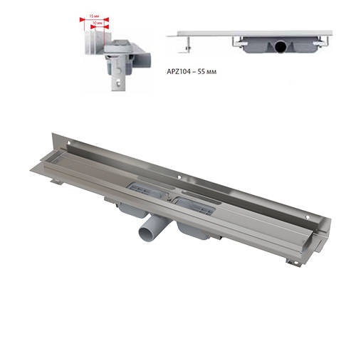 Душевой лоток AlcaPlast  112 см  APZ104-1050 - 0