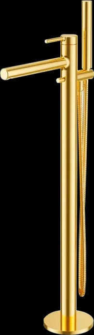 Смеситель напольный для ванны с душем Excellent Pi золото AREX.1255GL - 0