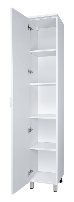 Шкаф-пенал Misty Дива 35 левый белый глянцевый П-Див05035-013ПрЛ - 1