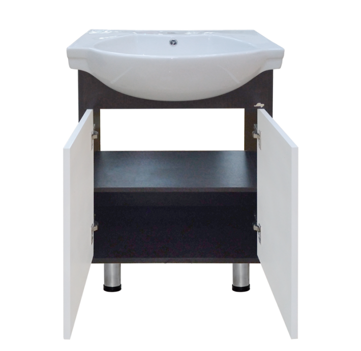 Панда - 70 Тумба прямая венге/белый Э-Пан01070-18 - 1