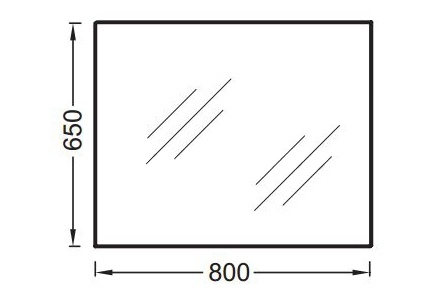 Зеркало в ванную Jacob Delafon Odeon Up  EB1098-NF - 1