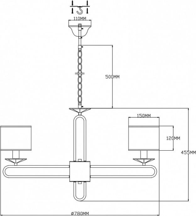 Подвесная люстра Moderli Celestia V2632-8P - 1