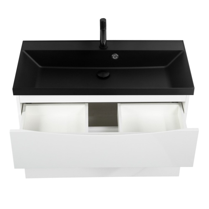 Тумба с раковиной BelBagno Marino 80 белый - 4