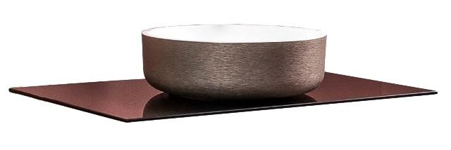 Столешница под раковину Armadi Art Lucido 80 коричневый 853-080-BB - 0