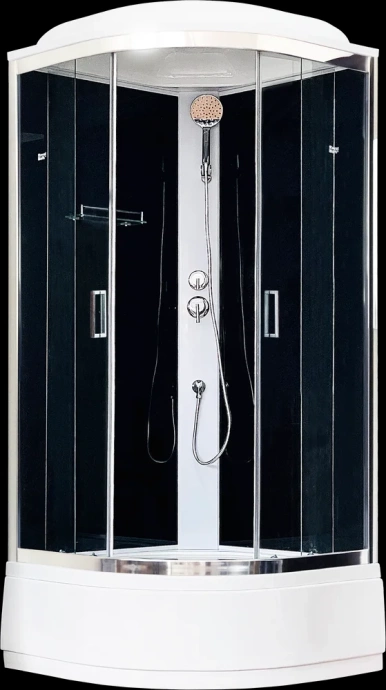 Душевая кабина Royal Bath CK 90x90 профиль хром стекло прозрачное RB90CK5-BT-CH - 0