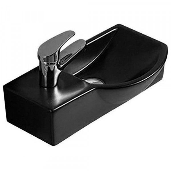 Раковина подвесная Ceramalux N 40 черный  7947ARMB - 0