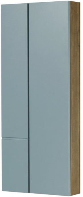 Шкаф подвесной Aquaton Мишель 43 светлое дерево-голубой 1A244203MIX30 - 0