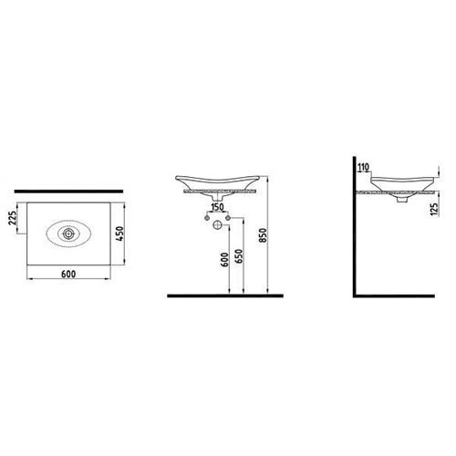 Раковина Bien Lotus LTLU06001FD0W3000 - 2