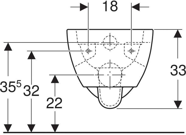 500.800.00.1 RENOVA T54 Унитаз подвесной безободковый, полузакрытая форма с сиденьем быстросъем., микролифт - 2