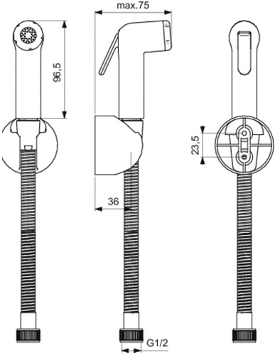 Гигиенический душ Ideal Standard IdealSpray  B0595AA - 1