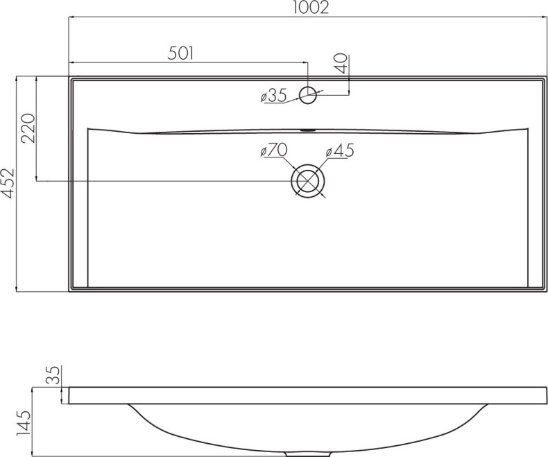 Раковина мебельная Aquaton Айрис 100 белый 1A723031AG010 - 3