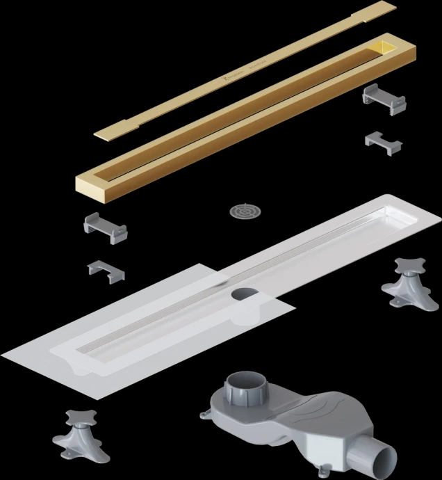 Душевой лоток Armadi Art Premium Trendy 60 золото 983-60-G - 2