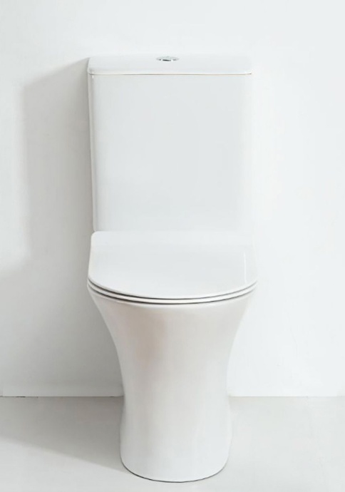 Унитаз-компакт Orange C01-000W безободковый, с микролифтом C02-000W - 2