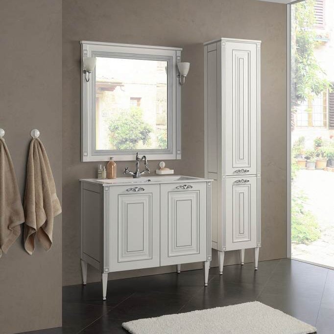 Мебель для ванной Aquanet Паола 90 белая - 0