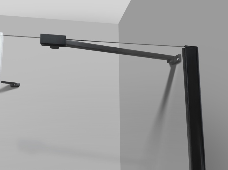 Стабилизирующий кронштейн Jacob Delafon Contra E22BT-BL горизонтальный, черный - 1