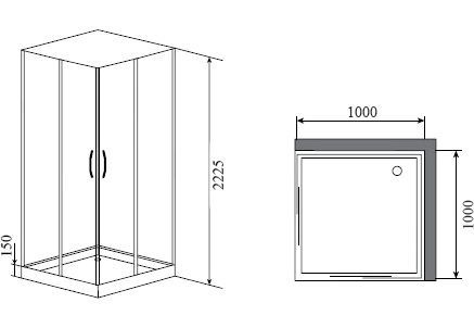 Душевая кабина Timo Premium ILMA-101 ILMA 101 - 1