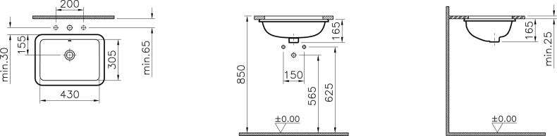 Раковина VitrA S20 5474B003-0618 - 2