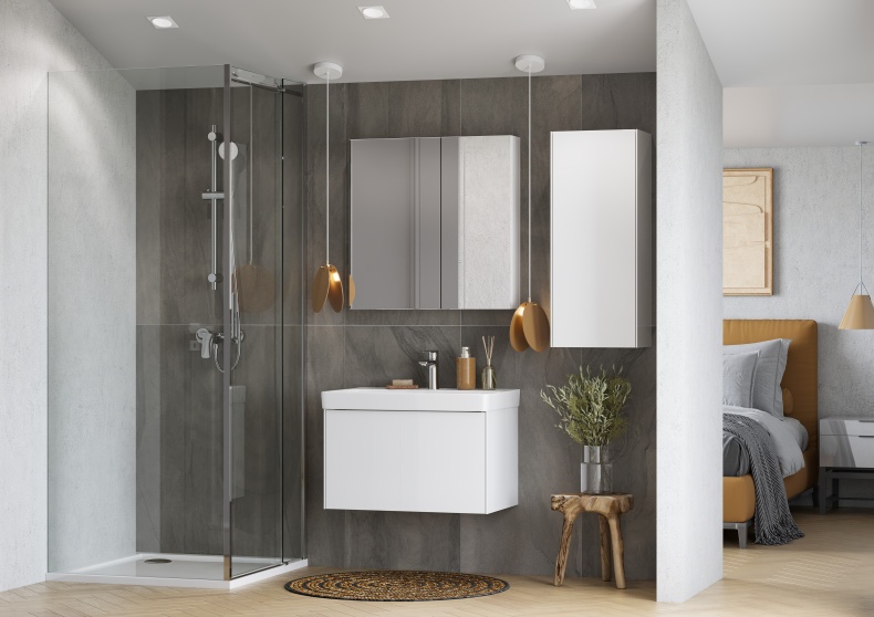 Комплект мебели Aquaton Асти 70 белый - 0