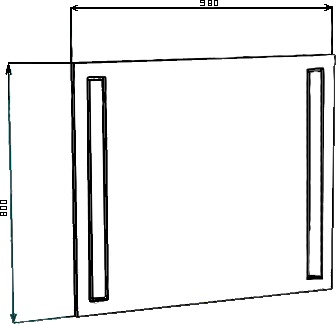 Мебель для ванной Bellezza Олиссия 120, белая, под стиральную машину - 6