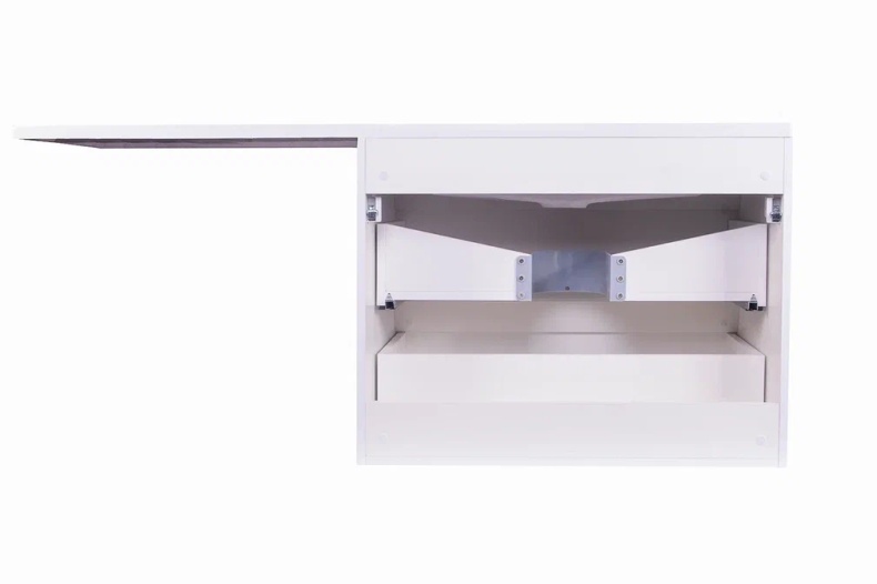 Тумба под раковину Style Line Даллас 140 Люкс Plus, белый  СС-00002337 - 2