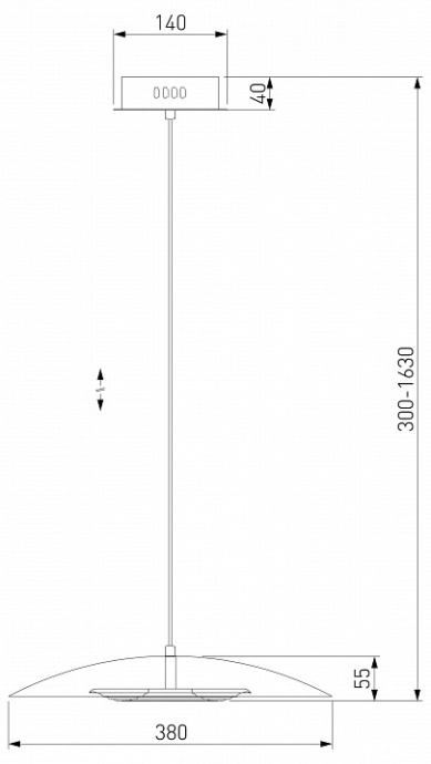 Подвесной светильник Eurosvet Kontur 90328/1 черный - 4