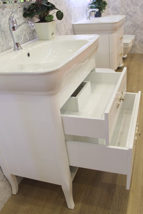 Тумба под раковину Belbagno Prado 80 белый PRADO-800-2C-PIA2-BL - 2