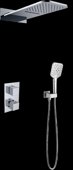 Душевой комплект встраиваемый Vincea хром VSFW-103TCH - 0