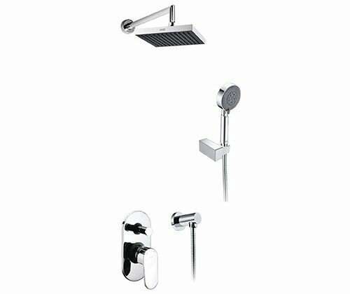 A14028 Встраиваемый комплект для душа с верхней душевой насадкой и лейкой - 0