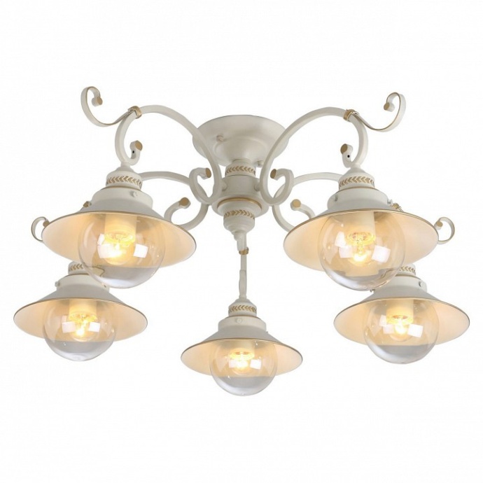 Потолочная люстра Arte Lamp 7 A4577PL-5WG - 0