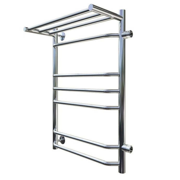 Полотенцесушитель водяной Тругор ЛЦ Браво ПМ 3 П R 50x80x40, с полкой Браво3/ПМ508040 П прав - 0