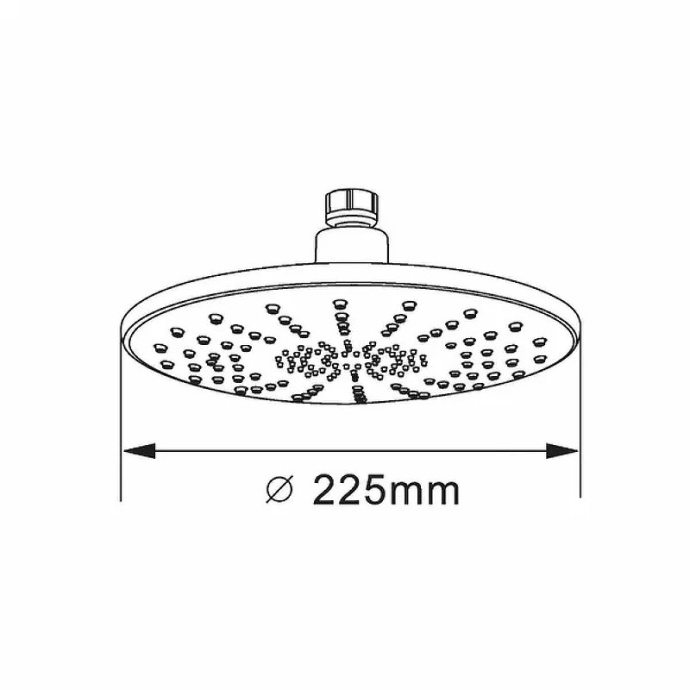 Верхний душ Agger Breeze хром ATS01 - 2