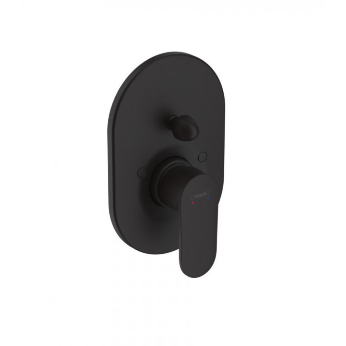 Смеситель Hansgrohe Vernis Blend 71449670 для ванны с душем, черный - 0