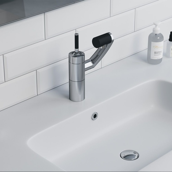 Смеситель для раковины Damixa ARC хром, черный  290217464 - 4