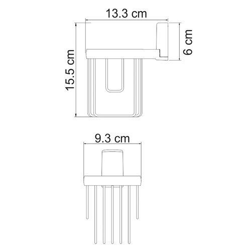 Держатель освежителя воздуха Wasserkraft Exter (5245) K-5245 - 2