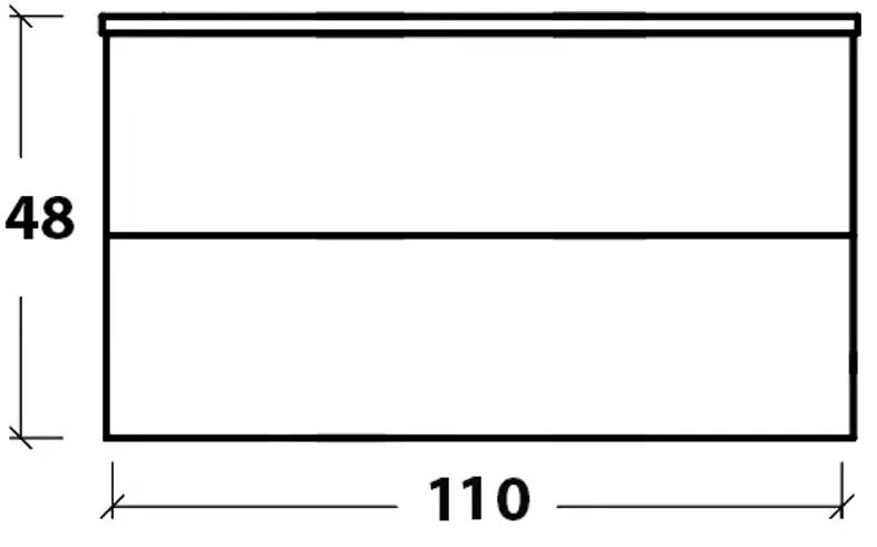Тумба под раковину Armadi Art NeoArt 110 темное дерево 831-110-BW - 6