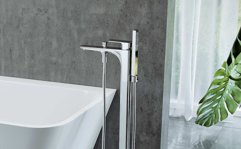 Смеситель для ванны напольный Excellent Keria хром AREX.2055CR - 1