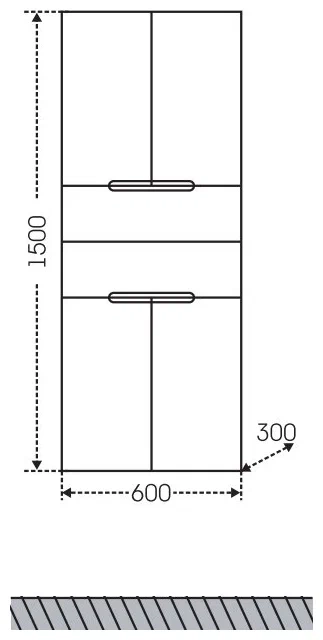 Комплект мебели Санта Лондон 70 белый - 10