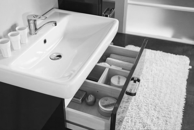 Тумба под раковину Акватон Америна 76 см  1A137701AM950 - 2