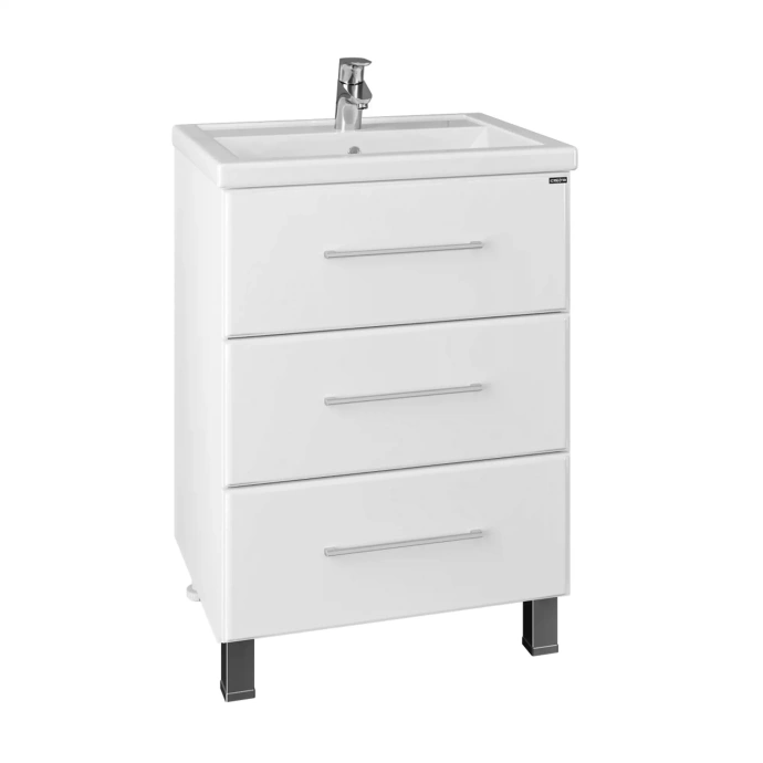 Тумба под раковину напольная Санта Омега 60 белый 207046 - 0