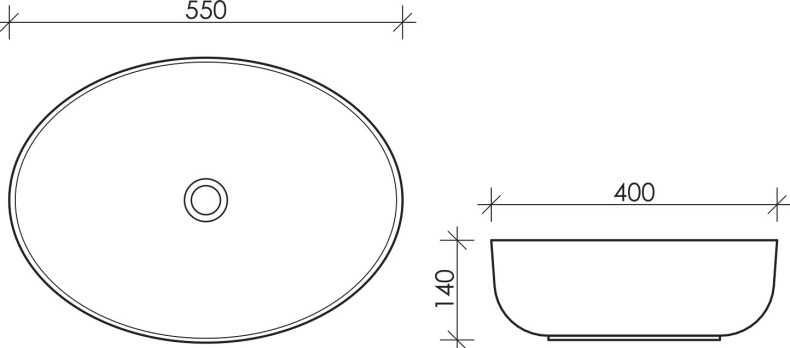 Раковина Ceramica Nova Element CN5002 - 5
