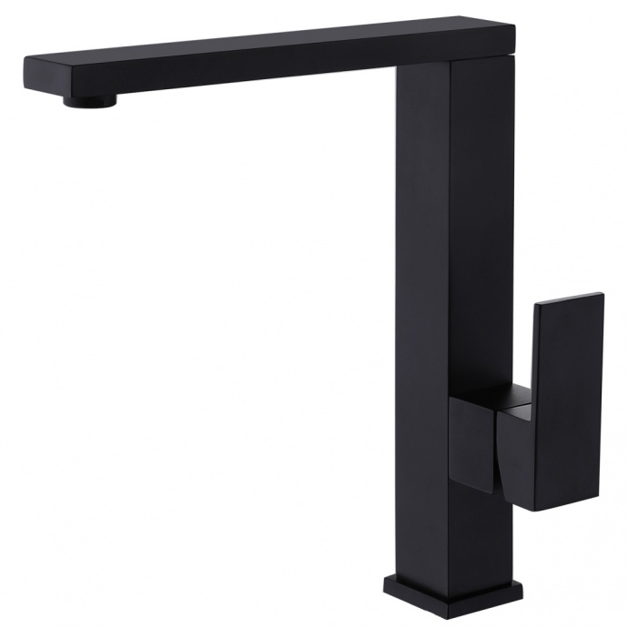 Смеситель для кухни ABBER Daheim черный матовый  AF8214B - 0