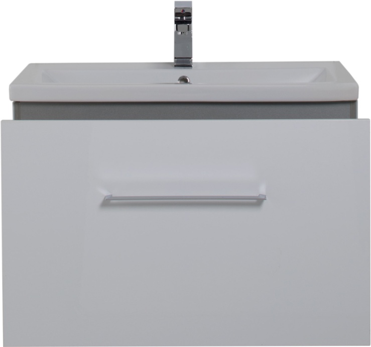 Тумба с раковиной Aquanet Порто 80 белая - 5