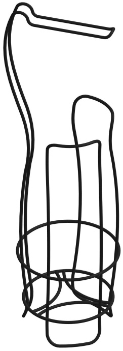 Стойка DIWO Смоленск П16069 черный муар - 0