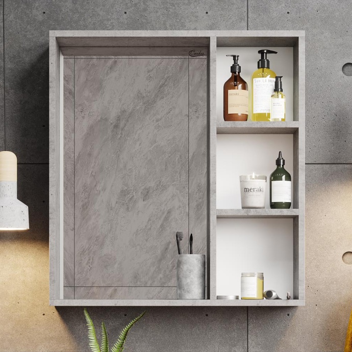 Зеркало-шкаф Onika Девис 65 бетон чикаго (281305) 206542 - 1